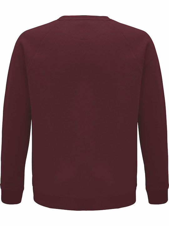 Unisex Sweatshert Organic Rebel Burgundy Unisex Sweatshert Organic Rebel Burgundy