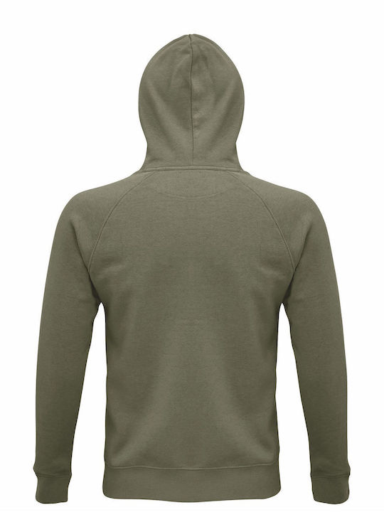 Unisex Hoodie Organic Rebel Khaki Unisex Hoodie Organic Rebel Khaki