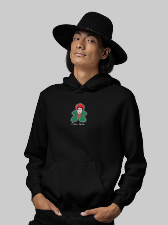 Frida Kahlo Meeple Hanorace cu Glugă Alb