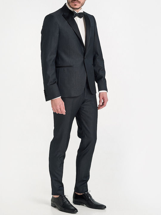 Oj3906ss1-53204 2-Piece Suit Pal Zileri 53204 Oj3906ssi Black