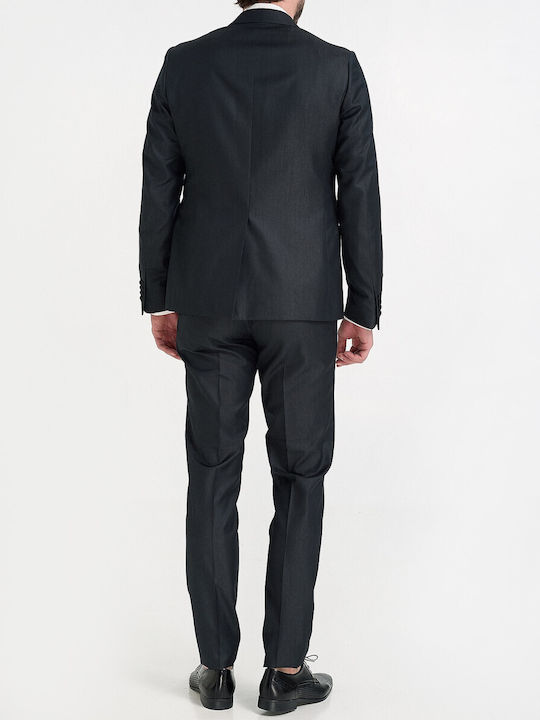 Oj3906ss1-53204 2-Piece Suit Pal Zileri 53204 Oj3906ssi Black