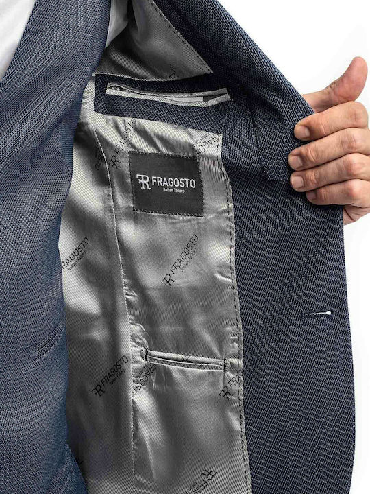 Fragosto Suit Tuxedo Slim Fit Blue