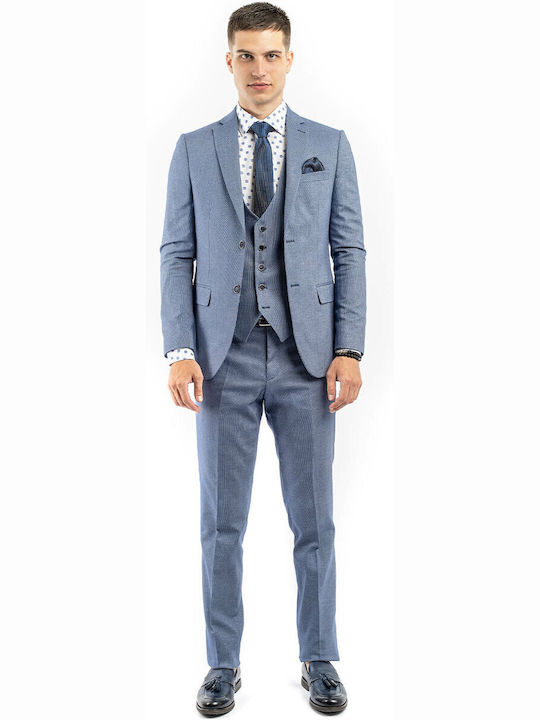 Костюм Slim Fit Светлосин
