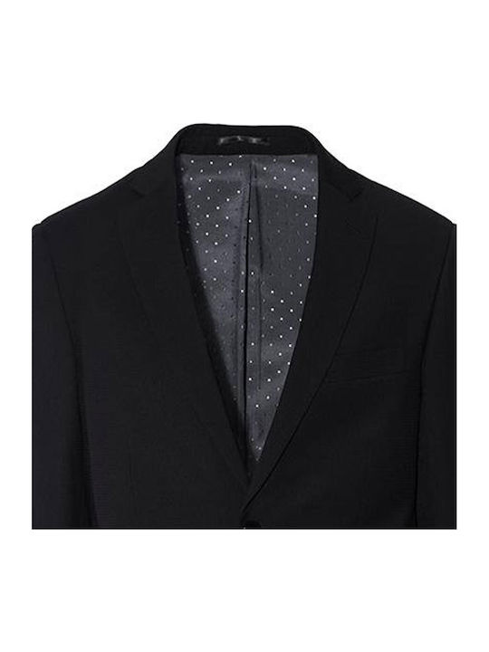 Luciano Faketti Suit Luciano Faketti Men's Figure Greek Tailoring Black