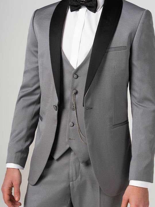 Fragosto Επίσημο Tuxido Smokin Σειράς Teri Teri104 702 86 Grey