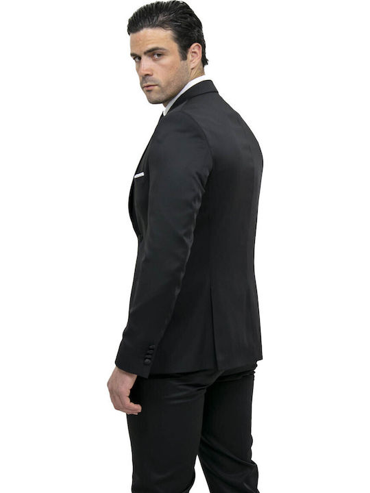 Men's Suit Vest Wedding Artisti Italiani 11579 S02p V Black