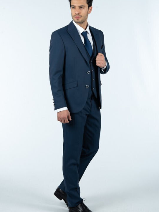 Lexton Groom Suit 0729tr Blue Blue