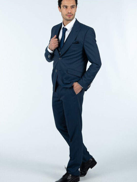 Lexton Groom Suit 0729tr Blue Blue