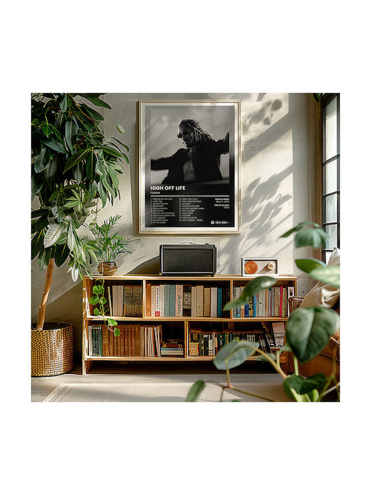 Music Poster Future High Off Life Ms144 21cm X 30cm White Frame Pvc