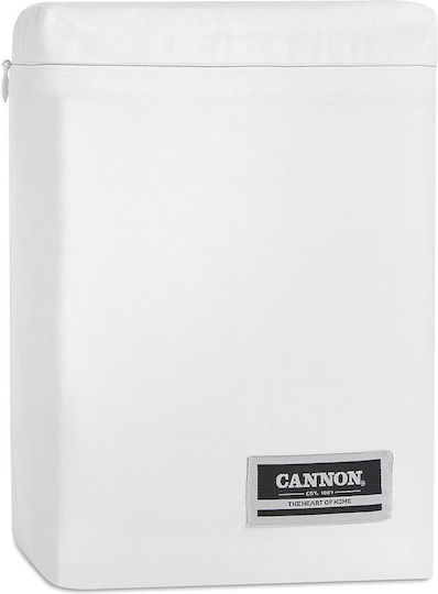 Cannon Cearșaf King Size cu Elastic 200x200+40cm. Imperial Alb
