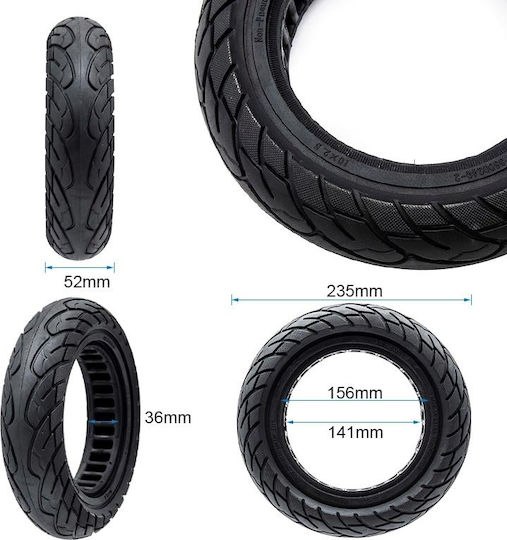 Ewheels Tire for Electric Scooter in Black Color