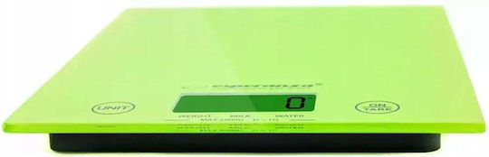 Esperanza Lemon Digital Kitchen Scale up to 5kg Green Yellow