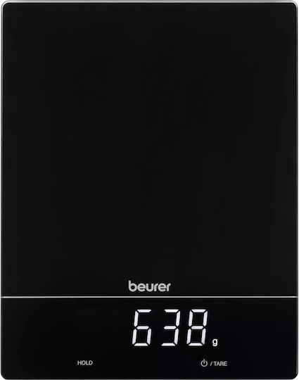 Beurer KS 34 Digital Küchenwaage bis 15kg Schwarze