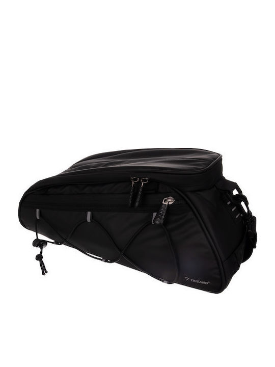 Trizand Gepäckträgertasche Schwarz
