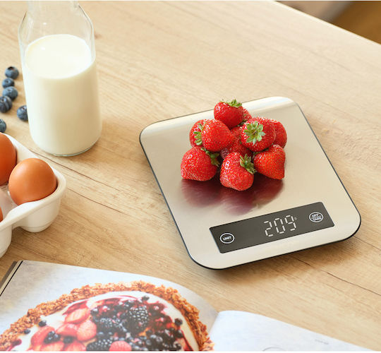 Sencor Digitale Küchenwaage bis 10kg Silber