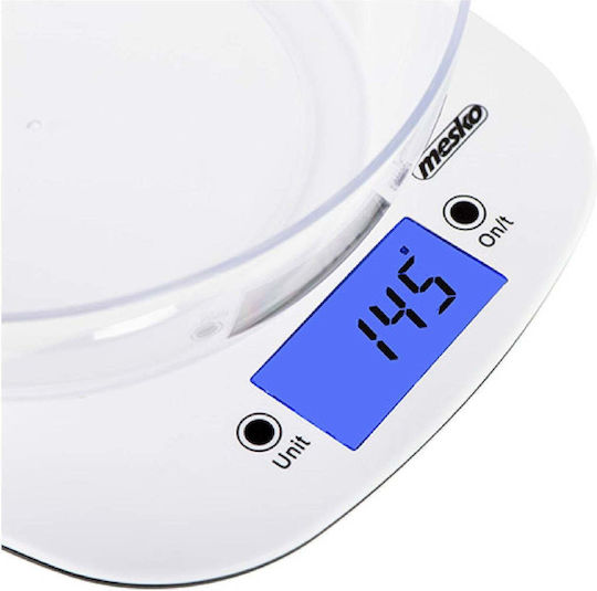 Adler Digital Kitchen Scale with Bucket up to 5kg White