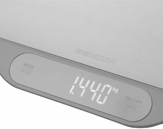 Sencor SKS 7300 Ψηφιακή Ζυγαριά Κουζίνας έως 30kg Ασημί