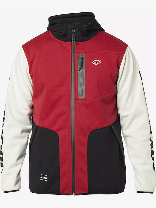 Fox Men Barricade Softshell Fleece Black Red 24092-017