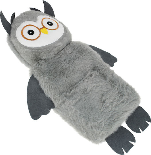 Zen Owl Плюшена Топлинна Капачка с Подвижен Калъф 750ml Сива