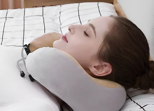 Idealstore Elektrisches Kissen Vibromassage Nackenbereich Aus Memory-Schaum 3 Funktionen Einstellbare Massagekraft Intensität Massagerichtungswahl Heizung Inklusive Abnehmbarem Bezug