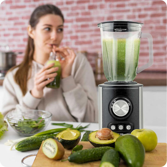 Blender Cu Cană De Sticlă 1,5 L 800W Gri