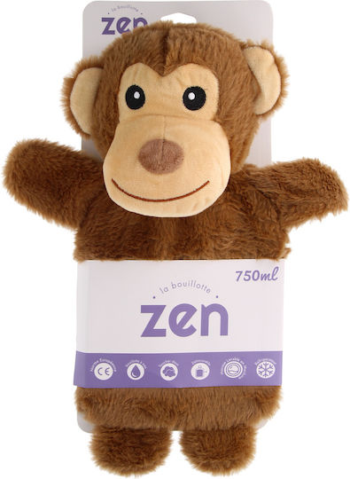 Zen Removable Plush Sleeping Bag Little Monkey 750ml Brown