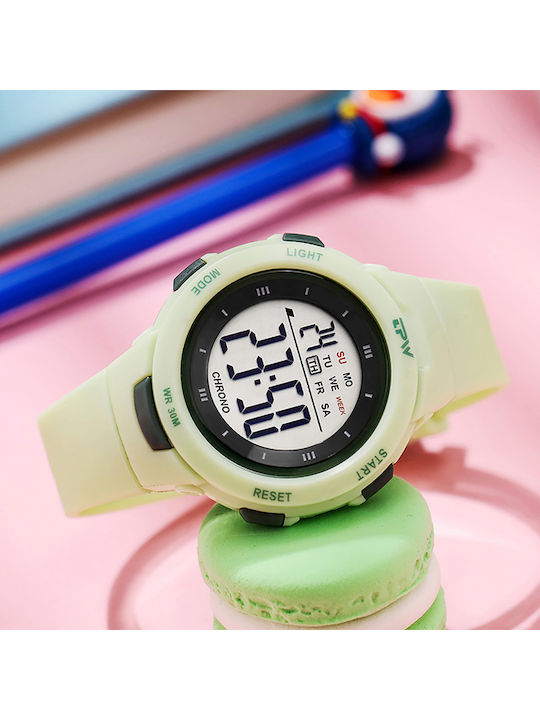 Techkidz Waterproof Children's Watch Digital Display Model Exia Water Green