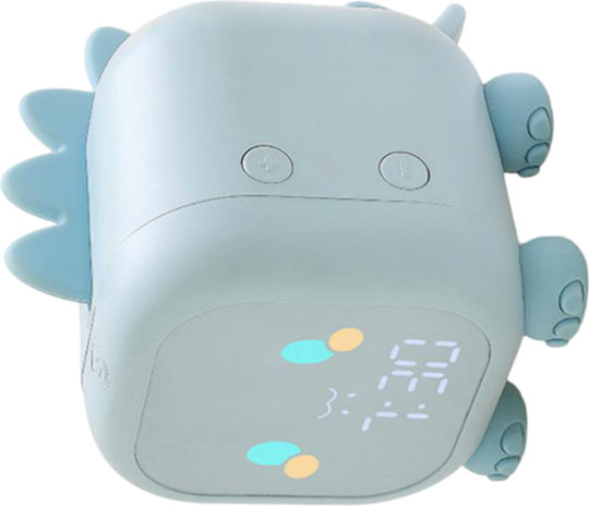 Techkidz Animated Backlight Alarm Clock Model My Little Dino Blue