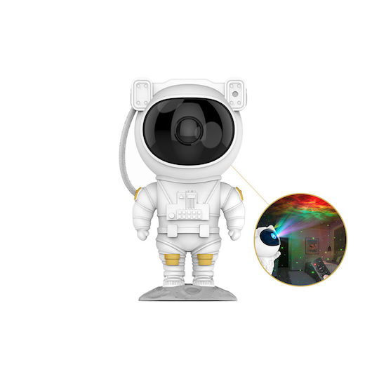 Techkidz Cosmonaute 360° Animated Starry Ambiance Projector White
