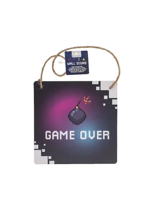Out of the Blue Sign Wall Decor made of Paper Various Designs 14x0.5x14cm 1pcs (Various Designs)
