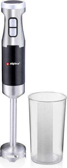 Alpina Switzerland Ръчен Блендер с Аноскидова Пръчка 1000W Черен