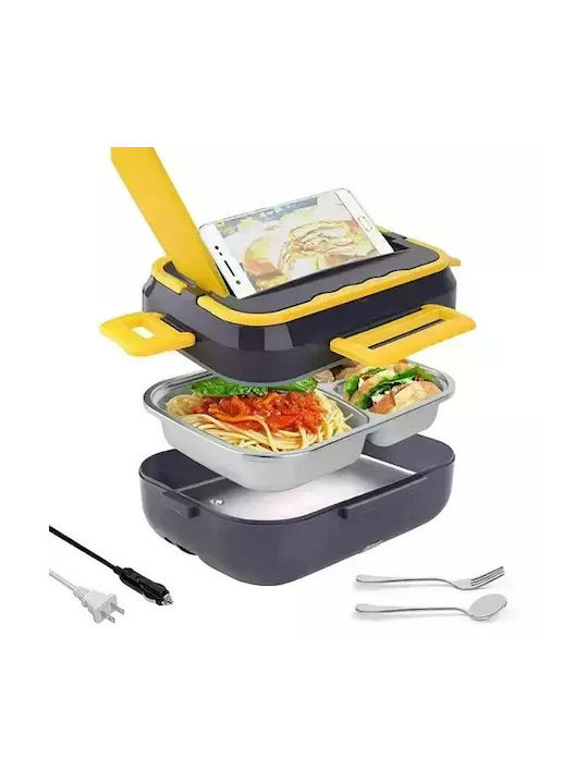 Elektrische Behälter Lunchbox Inox Gray 1500ml 1Stück