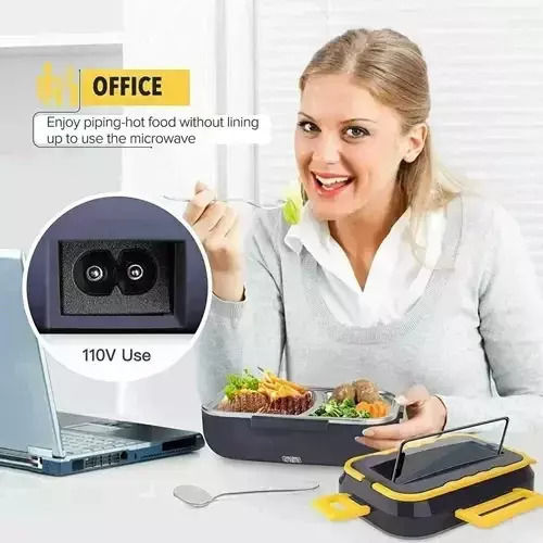 Elektrische Behälter Lunchbox Inox Gray 1500ml 1Stück