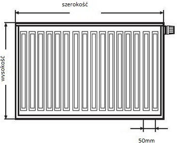 Kermi Panelheizkörper Doppelsäule 22/600/1800 2070.88kcal/h