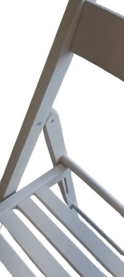 Outdoor Chair Wooden 01-bas White Wash 43x47x79cm
