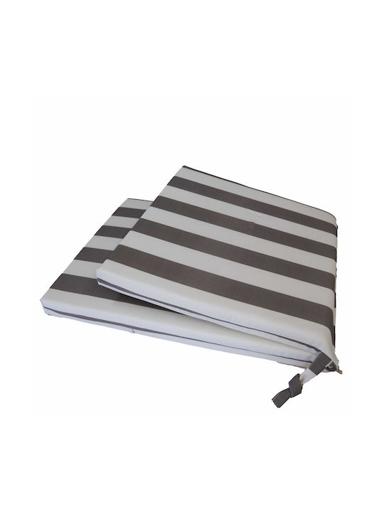 Decocraft Waterproof Garden Chair Cushion with Backrest Gray 50x110cm