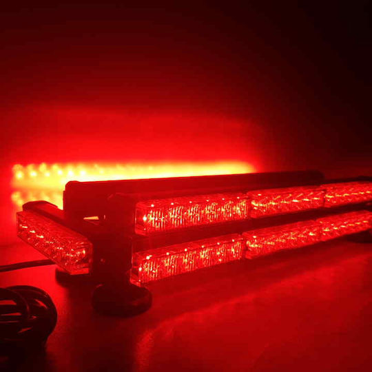 Notfall-Autolichter Strobe LED Magnetleiste 12V 250W 55cm Jn-1055 Rote
