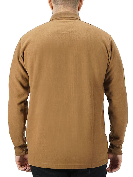 Polo Long Sleeve Blouse Camel