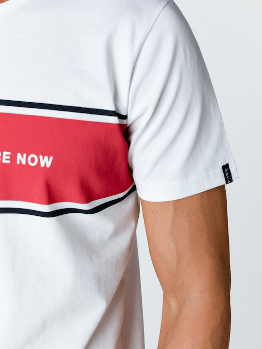 Τύπωμα Creating Future Now T-shirt Λευκό
