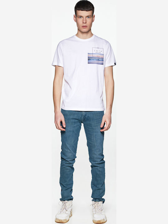 Print Beach Living T-shirt White