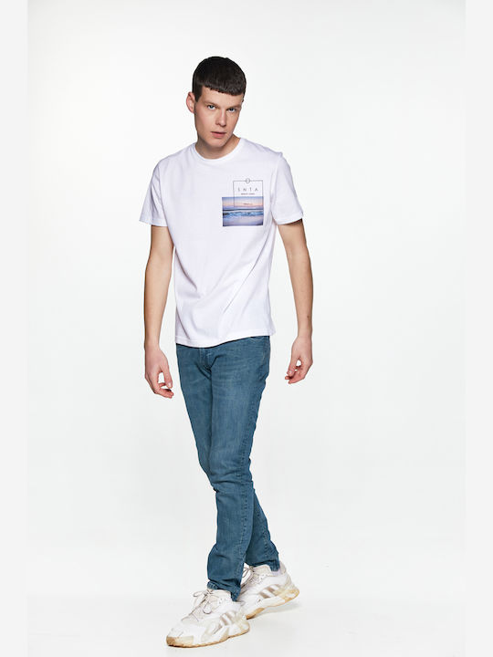 Print Beach Living T-shirt White