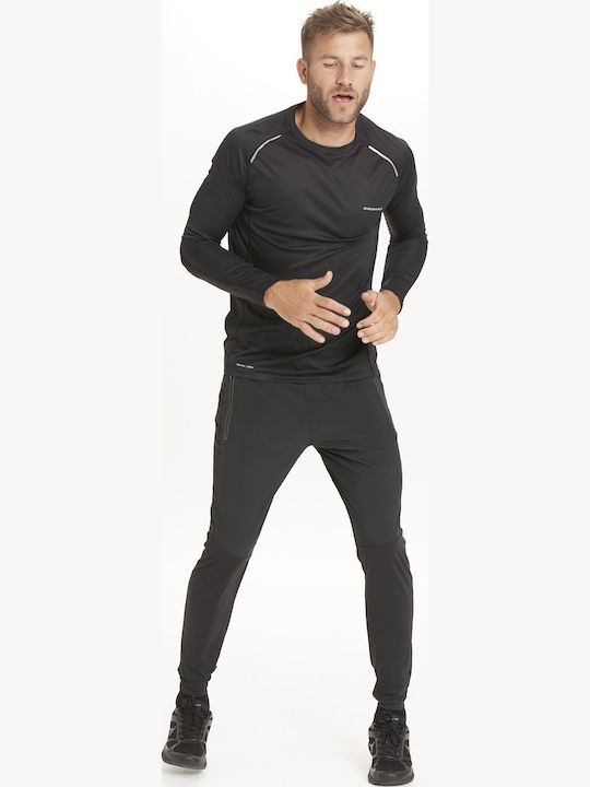 Bluză sport cu mânecă lungă Black