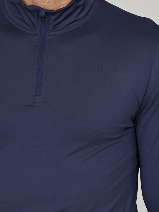 Men's Long Sleeve Blouse Blue Nights
