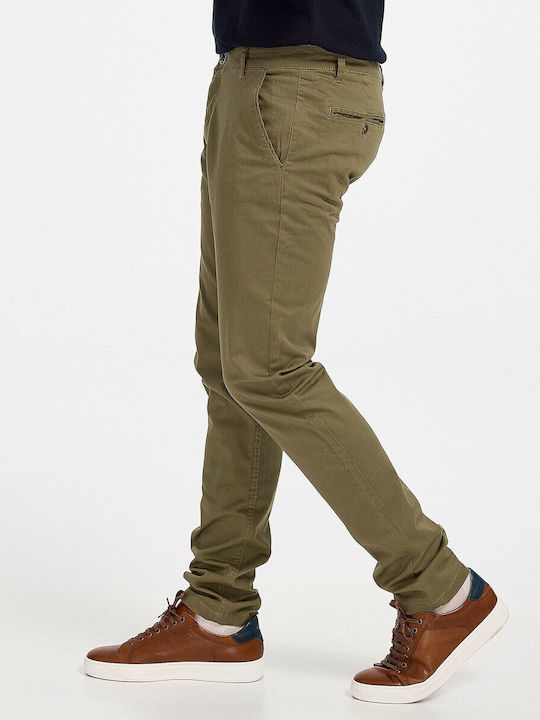 Men's Elastic Khaki Trousers