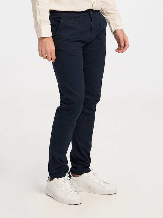 Men's Trousers Elastic Blue