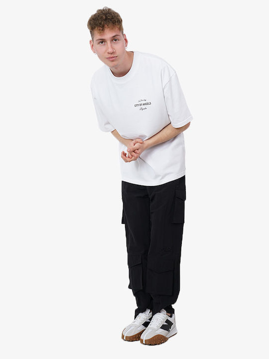Trousers in Baggy Line Black