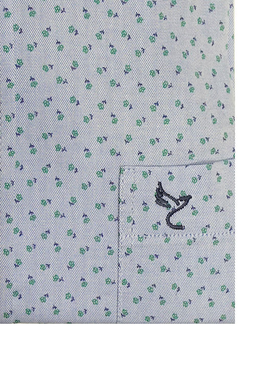 Long Sleeve Slim Fit Sky Blue Shirt