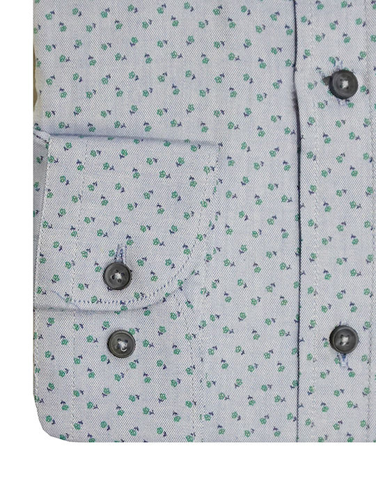 Long Sleeve Slim Fit Sky Blue Shirt