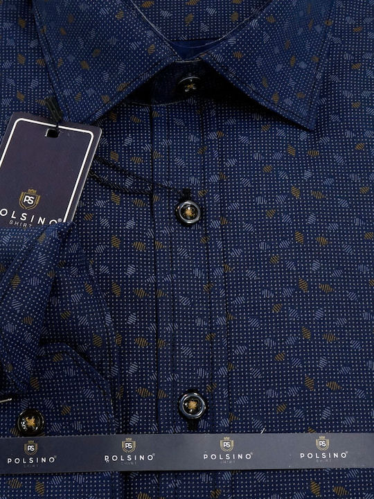 Langärmlig Hemd Blue