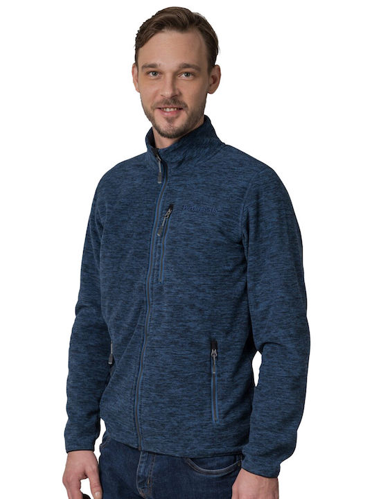 Herren Fleecejacke Dark Denim